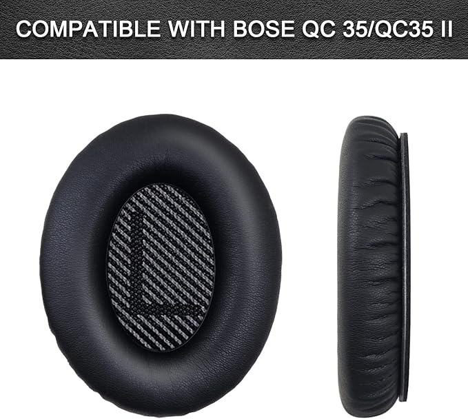 Replacement Ear Pads for Bose QuietComfort 35 35 II 15 25, Headphone Ear Covers - Image 3
