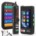 Multifunction RJ45 Network Caber Tester, 4" IPS Touch Screen UTP Cable Tester,Rechargeable Ethernet Cable Tracer,Support Network Tools, POE++ Detect,Cable Length Meter,RJ45 TDR Test, NCV,PD Power,FTP