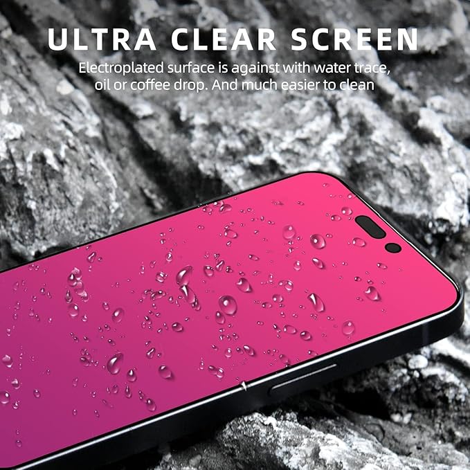 EGKimBa for iPhone Air Privacy Screen Protector, Gradient Color Tempered Glass, Bubble Free, Easy Installation, Auto Dust-Elimination, Anti Blue Light
