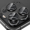 Tensea for iPhone 16 Pro/iPhone 16 Pro Max/iPhone 15 Pro/iPhone 15 Pro Max Camera Lens Protector, Metal Aluminum Alloy Tempered Glass Cover Camera Screen Protector Accessories, Case Friendly