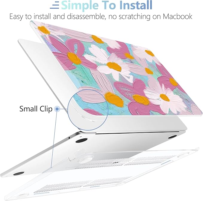 MEEgoodo for M4/M3/M2 MacBook Air 15.3 inch Case 2025 2024 2023, Case Fit Model - Image 5