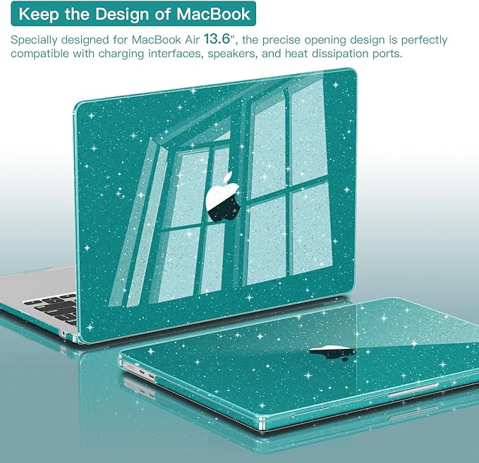 CISSOOK for MacBook Air 13 inch Case M4 M3 M2 2025 2024 2022, Plastic Hard - Image 5