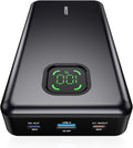 65W Power Bank, 25000mAh Travel Essential USB C Laptop Portable Charger, 100W Total Fast Charging Battery Pack for MacBook Dell XPS iPad Tablet Steam Deck iPhone 17-12 Series Samsung Switch and More