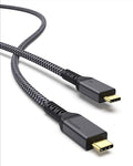 Maxonar [3.3Ft] Thunderbolt 4 Cable, 240W Thunderbolt Cable 40Gbps Sync 8K/5K@60Hz Display and for Thunderbolt 4, Thunderbolt 3, USB4, and USB-C Devices