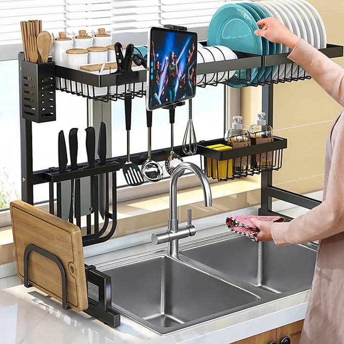 Clip Clamp Tablet Holder for Desk/Table/Glass Door/Desktop Baffle/Easel,Compatible with 7~12.9 inch iPad/Nexus/LG G Pads/Fire HD,360°Adjustment Aluminium Alloy Arm Metal Mount