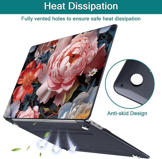 Teryeefi Compatible with M2 M1 MacBook Pro 13 inch Case Touch Bar A2338 A2251 - Image 4