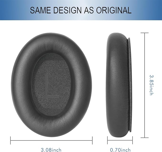 GEVO Replacement Ear Pads for Bose QC45, Ear Cushions for Bose QuietComfort 45 - Image 8
