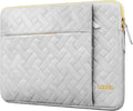 Lacdo Laptop Sleeve Case for 15 inch New MacBook Air M4 A3241 2025, M3 A3114, M2 A2941 2024-2023, 15 inch MacBook Pro A1990 A1707, Dell XPS 15 Plus Computer Bag with Accessory Pocket, Space Gray