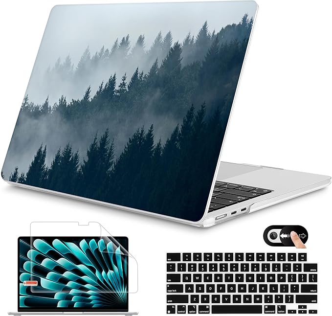 Mektron for 2025 M4 MacBook Air 13.6 Inch A3240 Case Fits 2023 A2681 M2 2024 by Mektron
