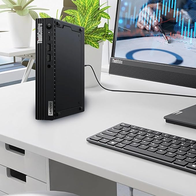 Lenovo ThinkCentre M70q Tiny 1L Business Desktop Computer, 12th Gen Intel Hexa-Core i5-12500T (Beat i7-11700T), 32GB DDR4 RAM, 1TB PCIe SSD, WiFi 6, Bluetooth 5.1, Windows 11 Pro