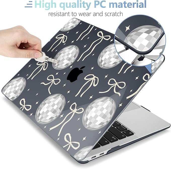 MEEgoodo for MacBook Air 13 inch Case 2021 2020 2019 2018 Released A2337 M1 - Image 3