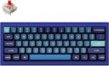 Keychron Q4 Wired Custom Mechanical Keyboard, 60% Layout QMK/VIA Programmable Macro with Hot-swappable Gateron G Pro Red Switch Double Gasket Compatible with Mac Windows Linux (Navy Blue)