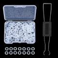 150PCS Rubber O Ring Switch Dampeners Damper for Mechanical Keyboard, Clear Cherry MX Switch Keyboards Keycap Dampers