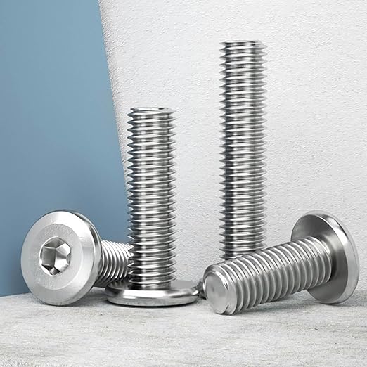 5/16-18 x 1" (20 Pack) Flat Head Hex Socket Cap Screws Bolts, 304 Stainless Steel 18-8, Hex Drive, Bright Finish, Fully Machine Thread