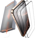 3 Pack for iPhone 14 Plus/iPhone 13 Pro Max Tempered Glass Screen Protector, Dust Free CABIN, Auto Positioning, Bubble Free, High Definition, Easy Installation,9H+ Hardness