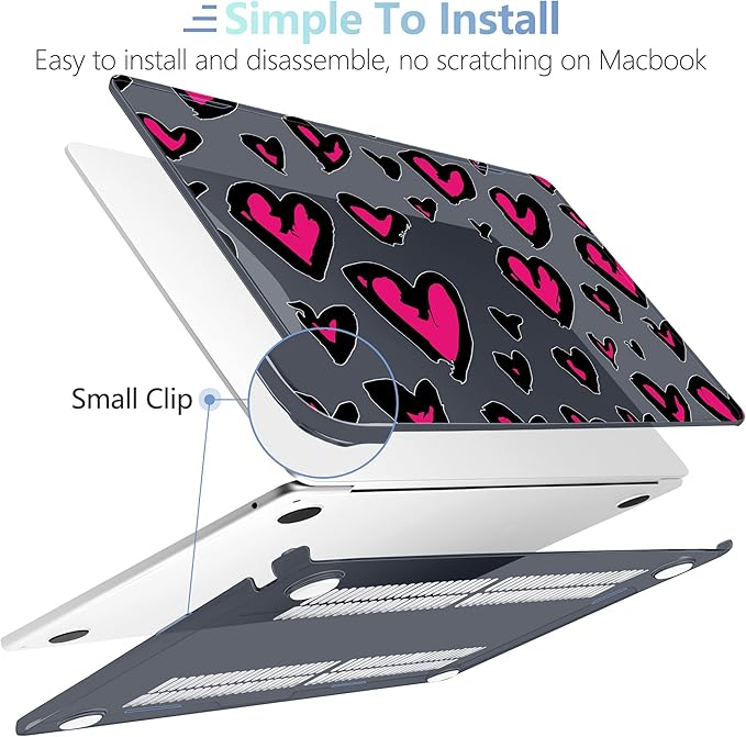 MEEgoodo for M4/M3/M2 MacBook Air 15.3 inch Case 2025 2024 2023, Case Fit Model - Image 5