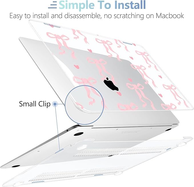 MEEgoodo for MacBook Air 13 inch Case 2021 2020 2019 2018 Released A2337 M1 - Image 4