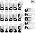 USB Flash Drive 8GB 100 Pack, Bulk USB 2.0 Flash Drives Thumb Drive Swivel Memory Stick Jump Drive Pen Drive,8 gig 100 Pieces