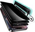 ESR 3 Pack for iPhone 16 Pro Privacy Screen Protector, Anti-spy Tempered-Glass Privacy Screen Protector with Flawless Fit Tray, Micro-curved Edges, Case Friendly