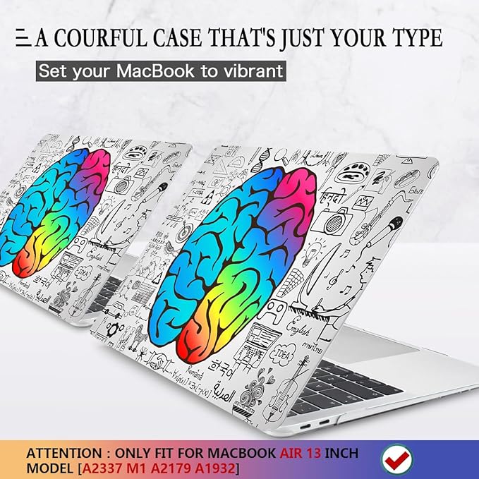 CISSOOK Compatible with MacBook Air 13 inch Case 2021 2020 2019 2018 Release - Image 3