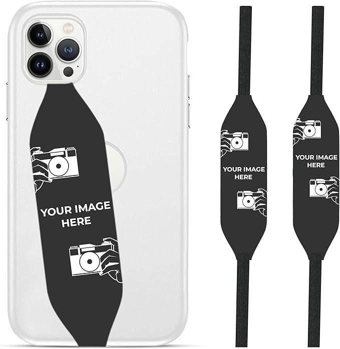 Phone Grip Strap - Pack of 2 Reversible Finger Holder for Phone Back, Customizable Anti-Slip Design, Wireless Charging Compatible Detachable Holder for iPhone - Animals Custom