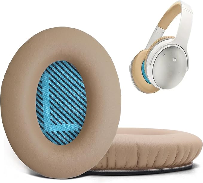 Ear Pads for Bose Quiet Comfort 35 Soft Protein Leather Replacement Earpads Ear - Image 5