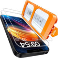 TOCOL for iPhone 12 Screen Protector 9H Hardness Military Grade Shatterproof HD Tempered Glass Full Coverage Easy Installation Case Friendly 2 Pack