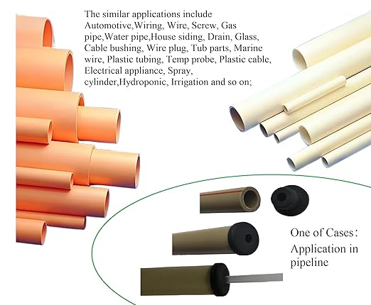 30 pcs 1/4" Drill Hole，1/8" ID Black Silicone Top hat Rubber Grommets for Wiring，Automotive，Firewall，Hole Plug，Desk，Screw，Water and Gas Pipe，Drain，House Siding，Cable Bushing，Glass，Wire Plug