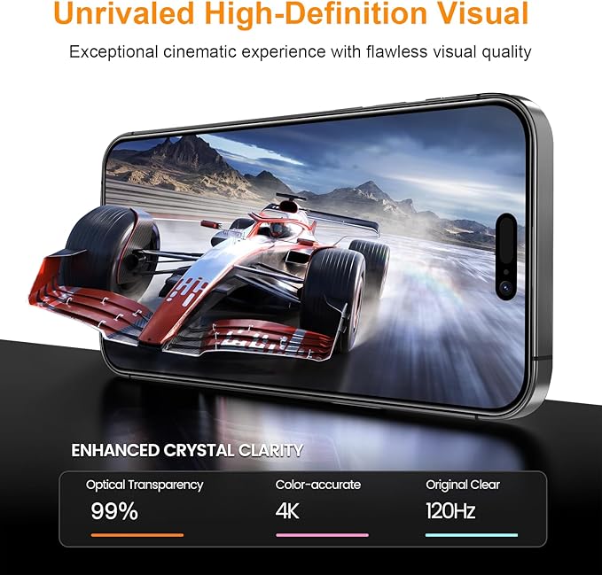 OneFish Full Edge Coverage Tempered Glass Screen Protector for IPhone 11/IPhone Xr 6.1 inch 2 Pack Edge Reinforcement, Self-Aligning Installation, Case Friendly Privacy Screen Protectors