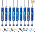 JRready ST5289 Tube Type Ejector Rod Contact Pin Extraction Tool for Molex .062" & .093”/HARTING/TE Heavy Duty/Weather Pack/AMP 4.2/6.35/2.13/CPC/RT360 Contacts, Terminal Insertion Toolsl, 9PCS