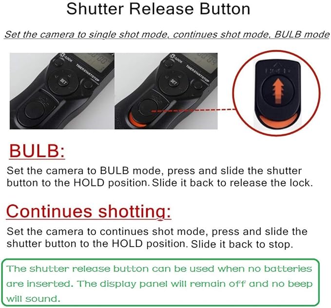 PHOLSY N8 Timer Remote Control Cable with Intervalometer for Nikon Z8, Z9, D3, D4, D5, D6, D800, D850, D810, D700, D500, D300, D200, F6, F100, F5, F90, N90s, D1X, D2H, D3X, Replaces Nikon MC-36A