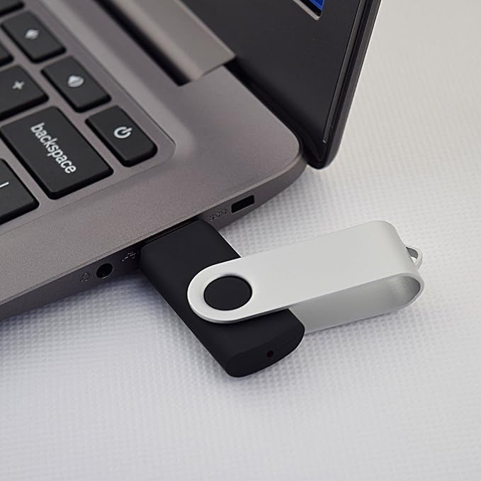 KOOTION 20pcs 4GB USB Flash Drives - 4GB Thumb Drives, Black