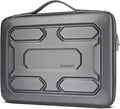 DOMISO 17 inch Laptop Sleeve with Handle Shockproof Waterproof EVA Protective Case for 17.3" ZBook Fury 17.3 G8/MSI GS73VR Stealth Pro/HP Envy 17/LG Gram 17"/ROG Strix GL702VS, Dark Grey