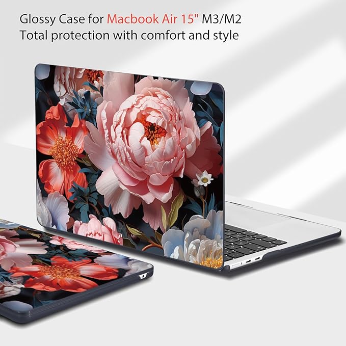 Teryeefi Compatible with MacBook Air 15 inch Case Release 2023 2024, Fits Model - Image 4