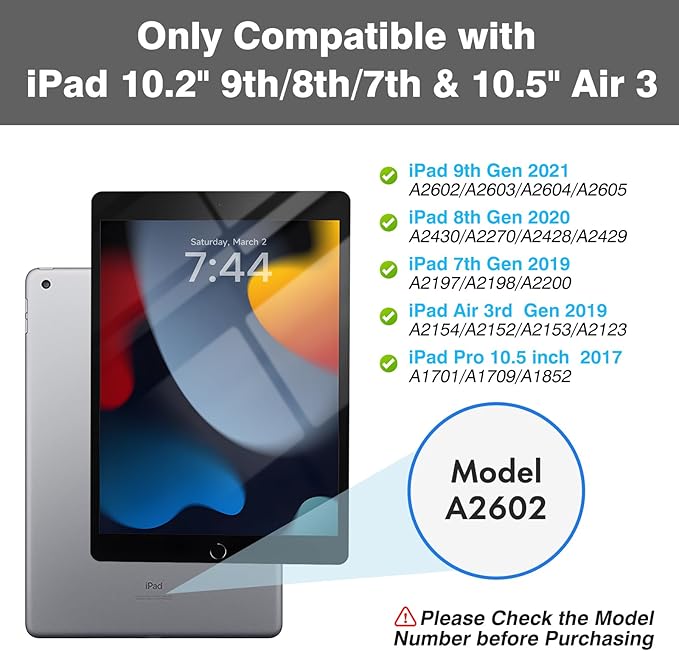 OYEEICE Keyboard Case for iPad 9th Generation - Image 2