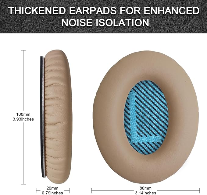 Replacement Ear Pads for Bose QuietComfort 35 35 II 15 25, Headphone Ear Covers - Image 4
