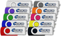 ABLAZE Custom Flash Drive 8GB 100 Pack, Personalized USB Drives Custom USB 2.0 Thumb Drives 100 Pack Memory Stick (Mixcolors)