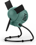 Vornado Zippi Small Personal Fan, Foldable Cooling for Desk, 2 Speed Settings, Soft Nylon Blades, Directable Airflow, Compact Design, Perfect Fan for Office and Bedroom, Multiple Color Options, Green