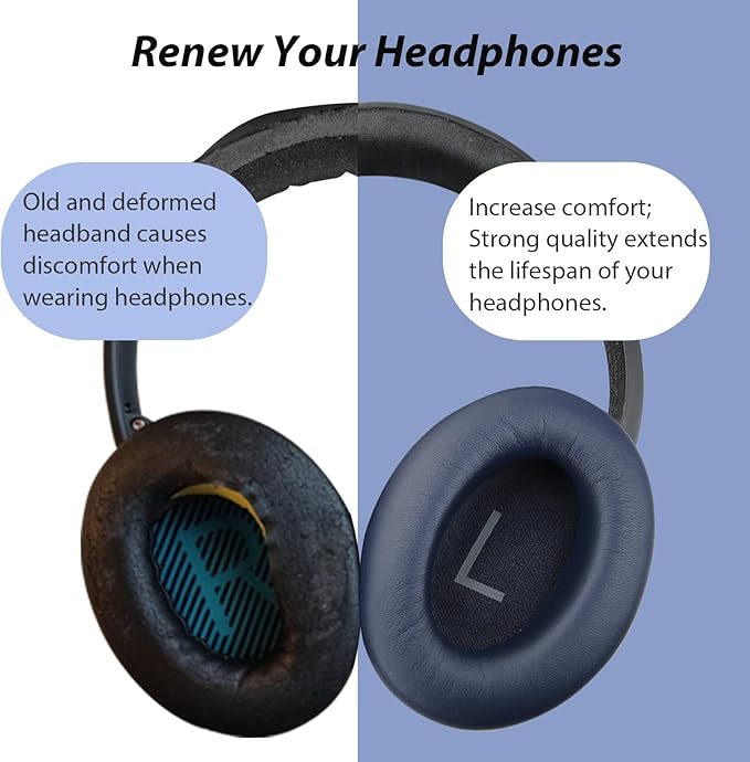 Headband Cushion Cover for Bose QuietComfort 45 QC35 QC35 II Headphones - Image 5