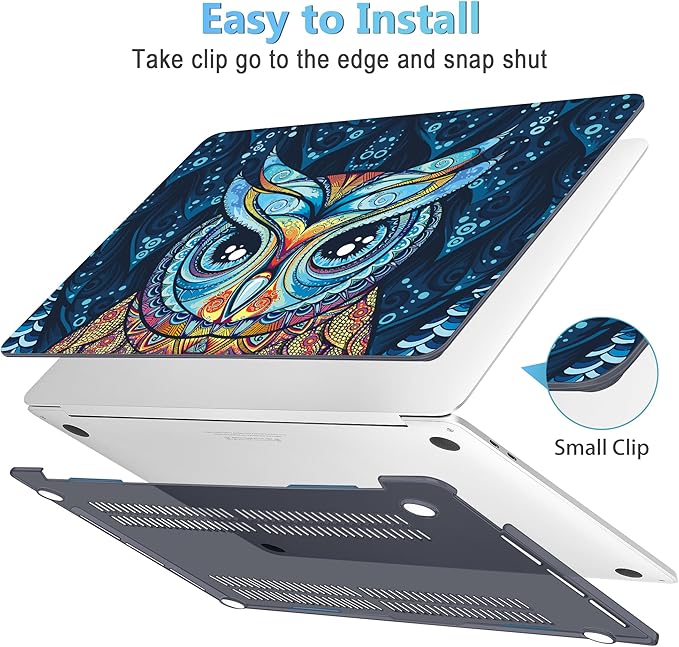 Mektron Cute Owl Plastic Hard Shell Cover - Image 3