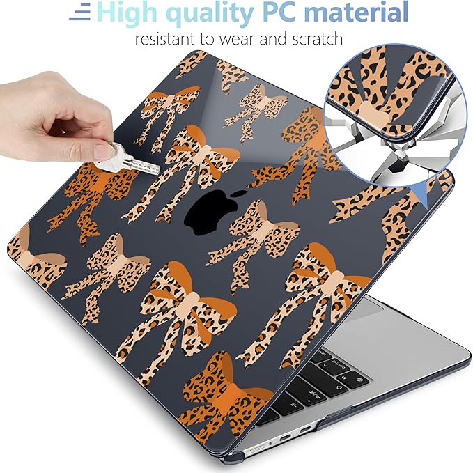 MEEgoodo for M4/M3/M2 MacBook Air 15.3 inch Case 2025 2024 2023, Case Fit Model - Image 4