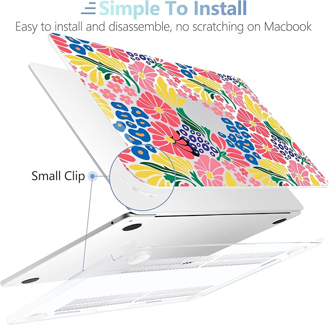 MEEgoodo for M4/M3/M2 MacBook Air 15.3 inch Case 2025 2024 2023, Case Fit Model - Image 5