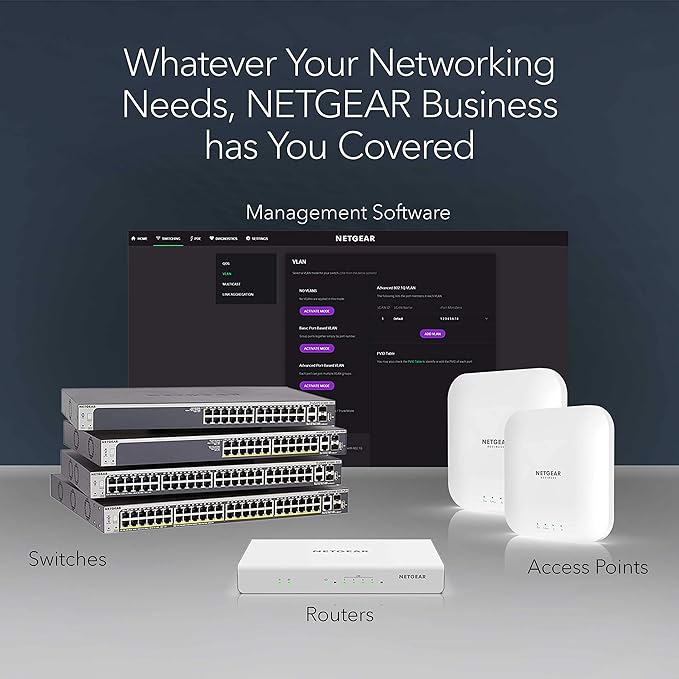 NETGEAR 5-Port Multi-Gigabit Ethernet Unmanaged Essentials Network Switch (MS305) - with 5 x 1G/2.5G, Desktop or Wall Mount, and Limited 3 Year Protection