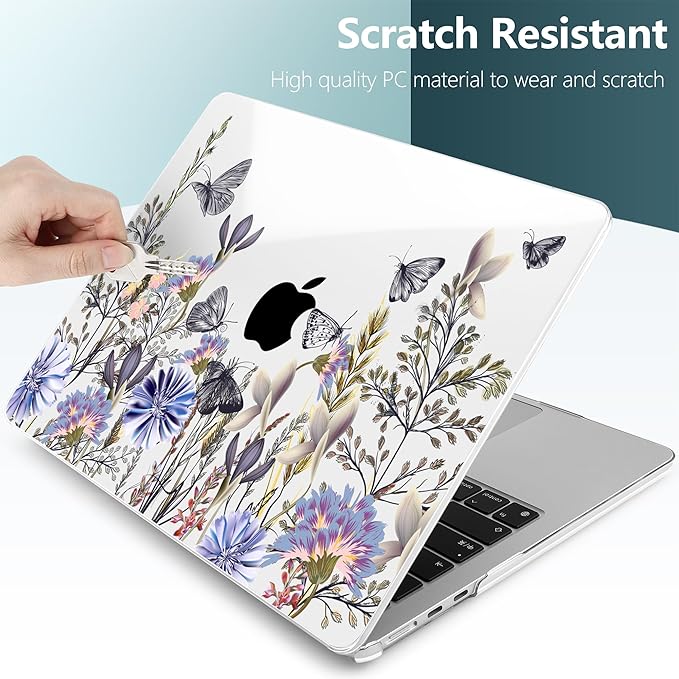 TWOLSKOO Compatible with M4 MacBook Air 13.6 inch Case 2025-2022 Release M4 - Image 5