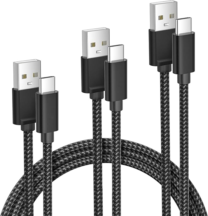 Elebase for Airpods 4 USB C Charger Cable 3 Pack 1.5/3.3/6.6FT,Type C Charging Cord for Apple Airpods 4th Generation,AirPods Pro 2 2023,Airpods Max 2 2024,iPhone 16 Pro Max Plus 15