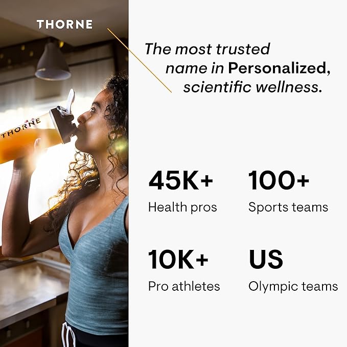 THORNE Creatine - Micronized Creatine Monohydrate Powder - Support for Muscles & Cognitive Function* - for Women & Men - Unflavored - NSF Certified for Sport - 5 g per Serving - 180 Servings