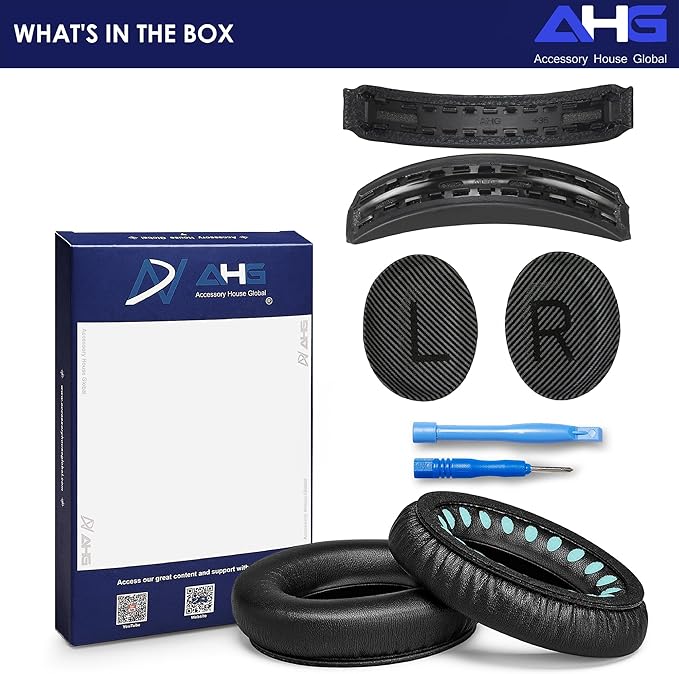 Replacement QC Ear Pad and Headband Pad Kit Cushion. Compatible - Image 9