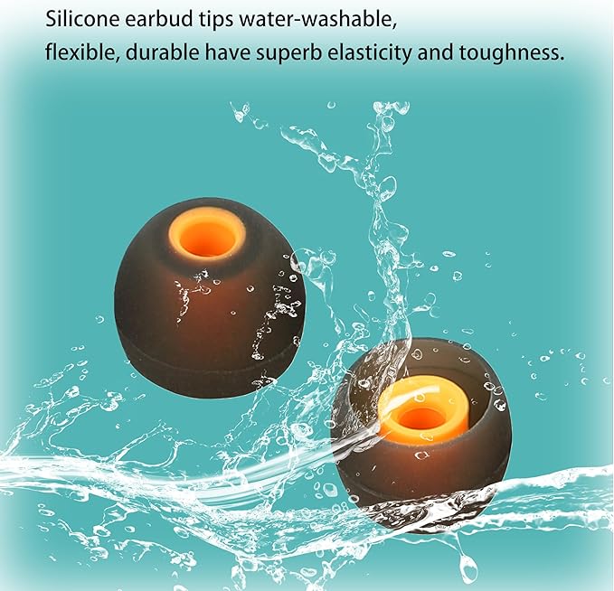 Silicone Replacement Earbud Covers Fit Most in-Ear Earbuds Headphone Ear Tips 9 - Image 5