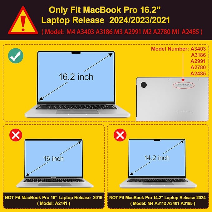 Mektron Case for MacBook Pro 16" M4 A3403 A3186 M3 A2991 M2 A2780 M1 A2485 (2021/2023/2024) Pro/Max with Touch ID, Hard Shell Plastic Laptop Cover Keyboard Cover Screen Protector, Dahlia Flower C035
