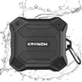 Small Shower Speaker Supports TWS Stereo Pairing and Hands-Free Calling, Loud, IPX7 Waterproof Wireless Bluetooth Speaker, 12H Playtime, Suitable for Home Bathroom, Outdoor Travel, Beach